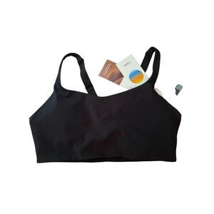Vuori dynamic sports bra top sz small black adjustable strap NEW
